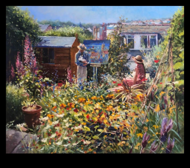 Ziedēšanas audekls: dārza mākslas skaistuma izpēte