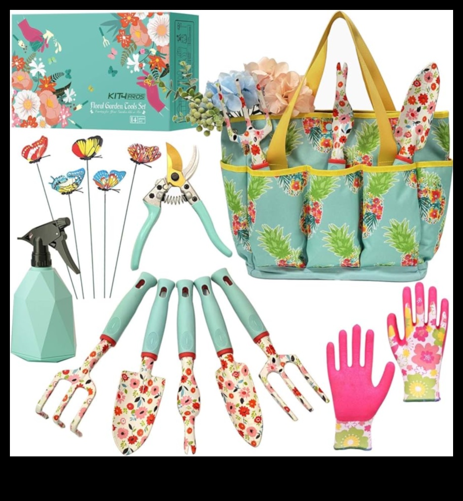 Garden Glory: jauniniet savu rīku komplektu ziedēšanai