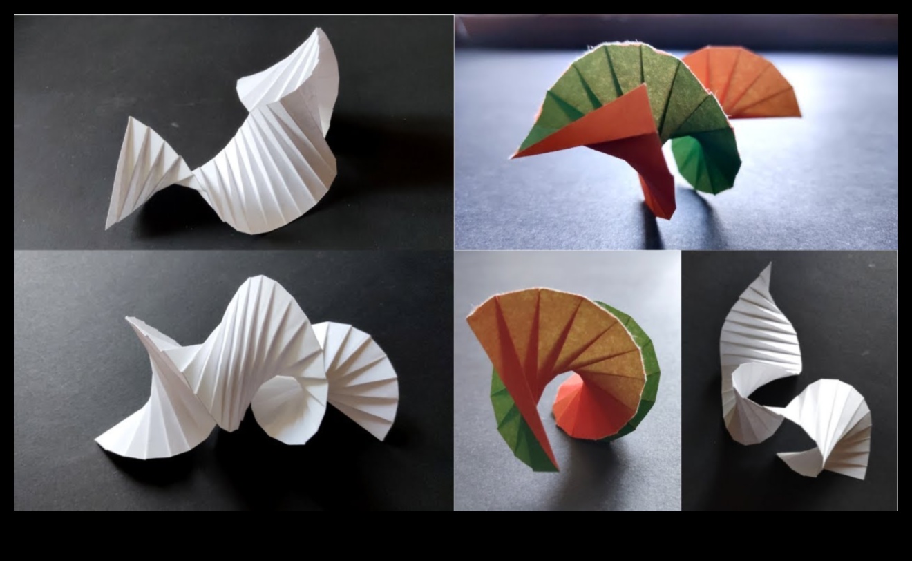 Ārpus origami: dažādas papīra locīšanas metodes