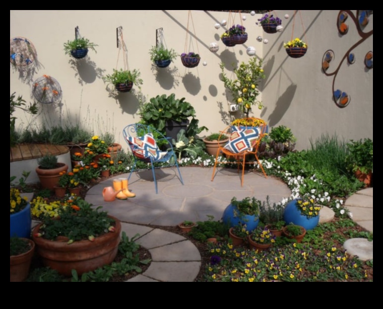 Harmony in Bloom: stilīgi akcenti jūsu dārza svētnīcai