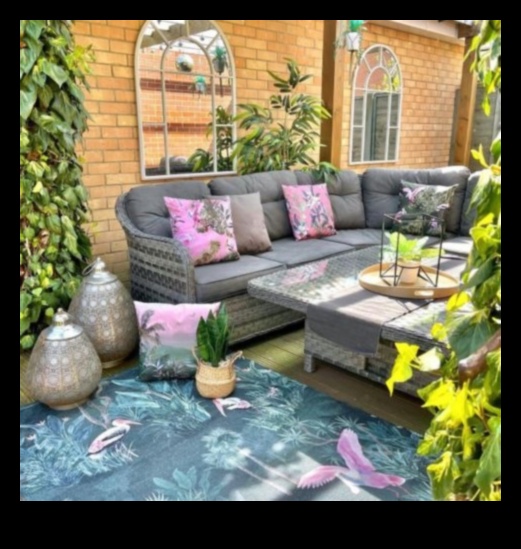 Harmony in Bloom: stilīgi akcenti jūsu dārza svētnīcai