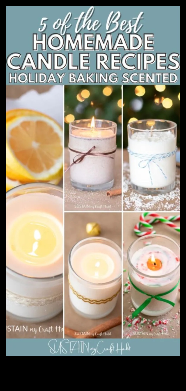 DIY amatniecība svecēm: izgaismo radošumu