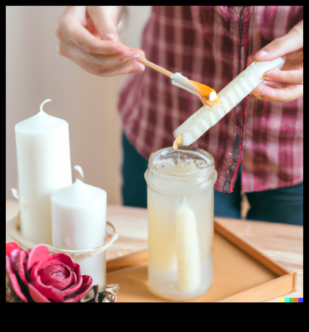 DIY amatniecība svecēm: izgaismo radošumu