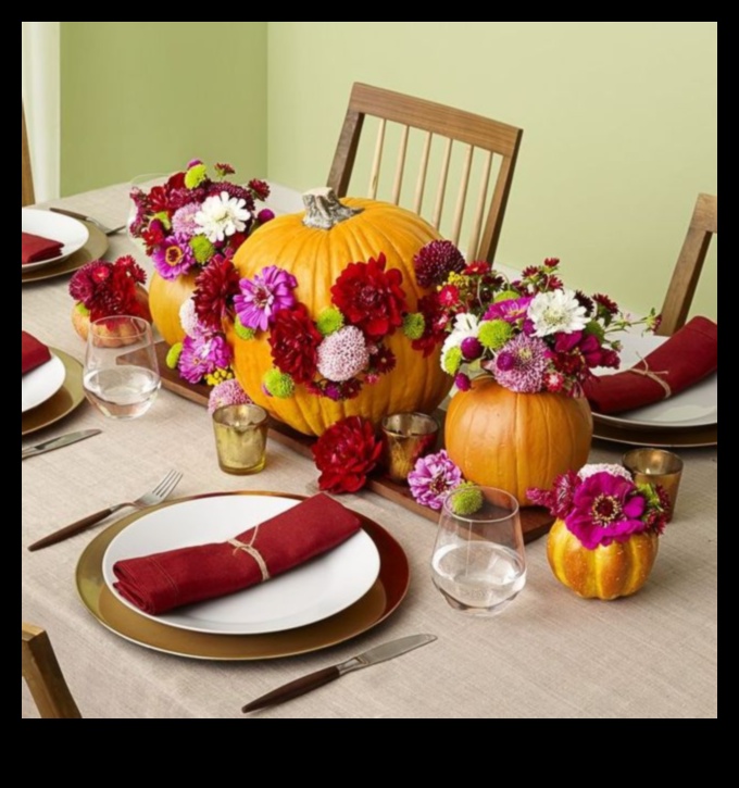 Ražas galda dekors: DIY amatniecība svinīgai Pateicības dienai