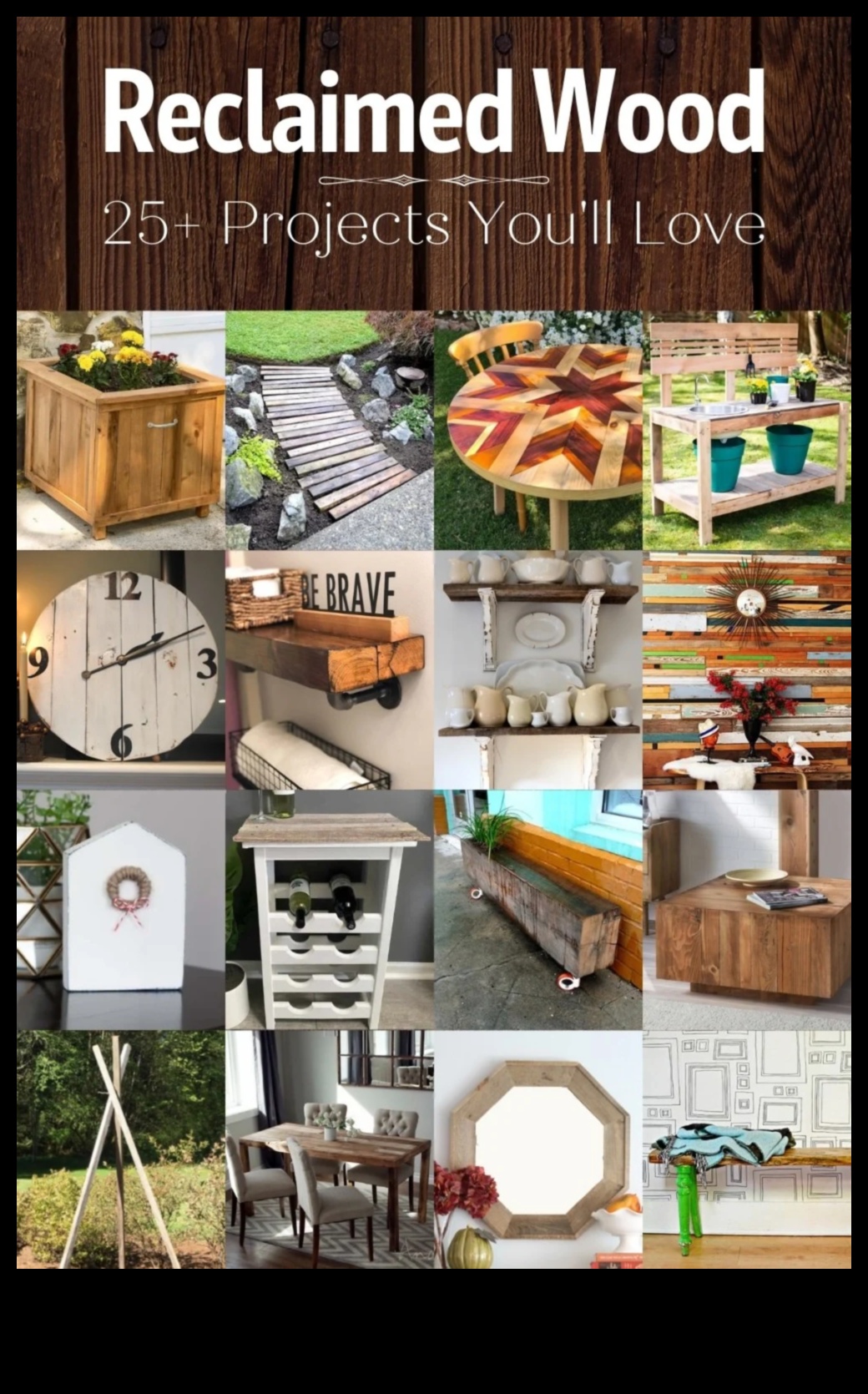 Reģenerēti koka izstrādājumi: pārstrāde ilgtspējīgai mājas dekorēšanai