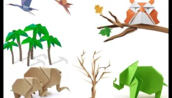 Ārpus origami: dažādas papīra locīšanas metodes