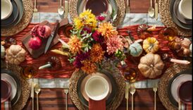 Ražas galda dekors: DIY amatniecība svinīgai Pateicības dienai