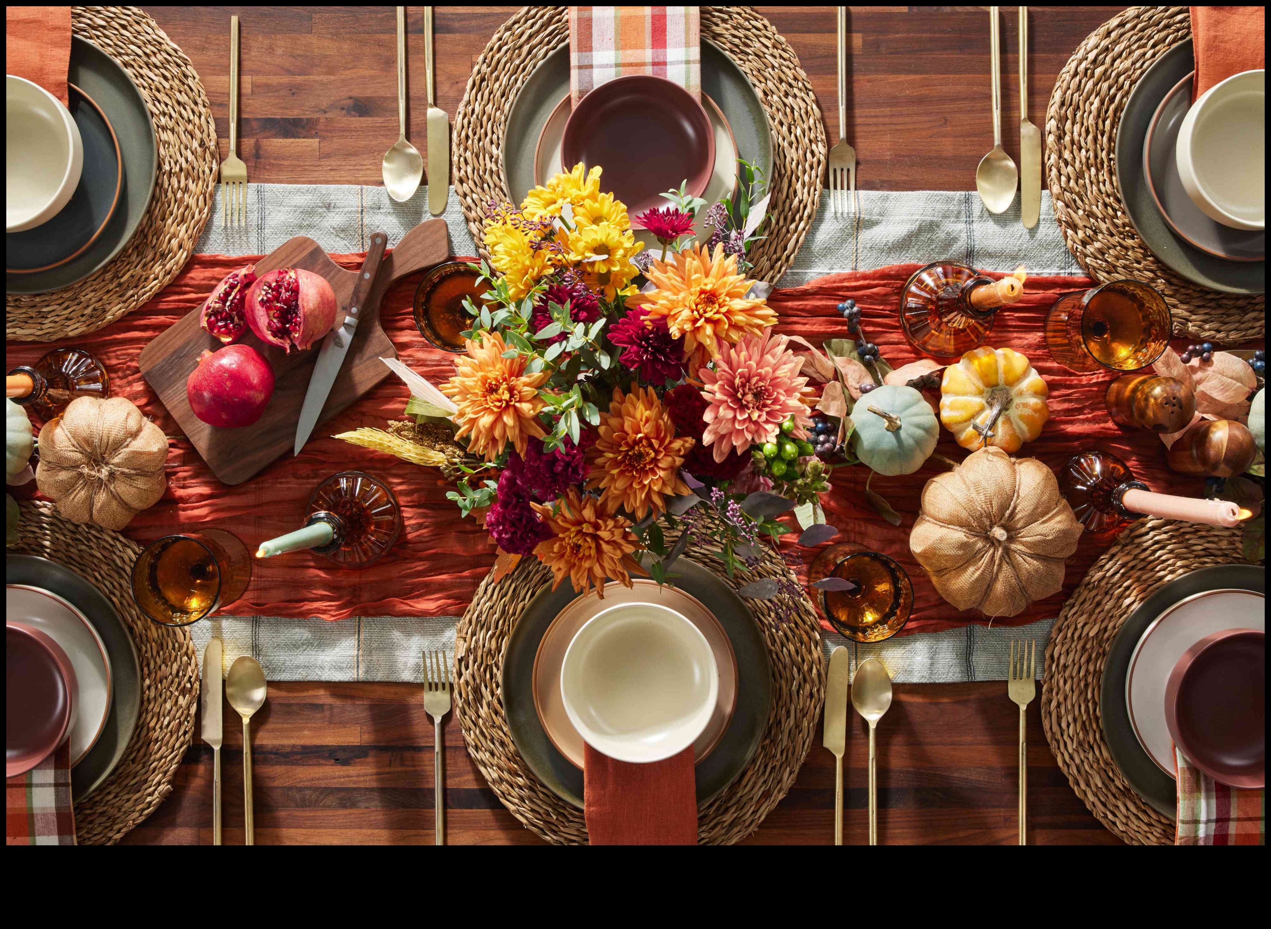 Ražas galda dekors: DIY amatniecība svinīgai Pateicības dienai